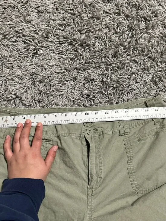 Venezia Green Cargo Baggy Pants Size 16 - Picture 3 of 7